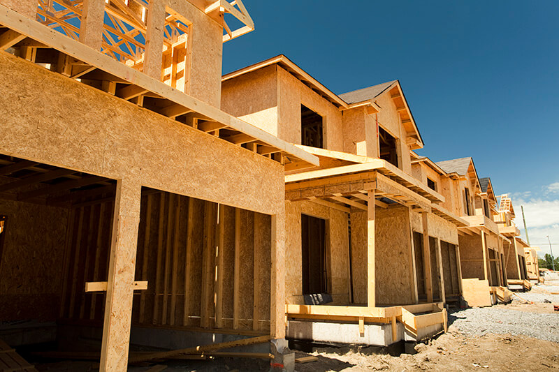 High density housing units under construction